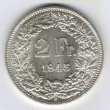 2.- SFr. 1945 - unzirkuliert